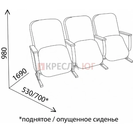 Кресло Форвард new 3М